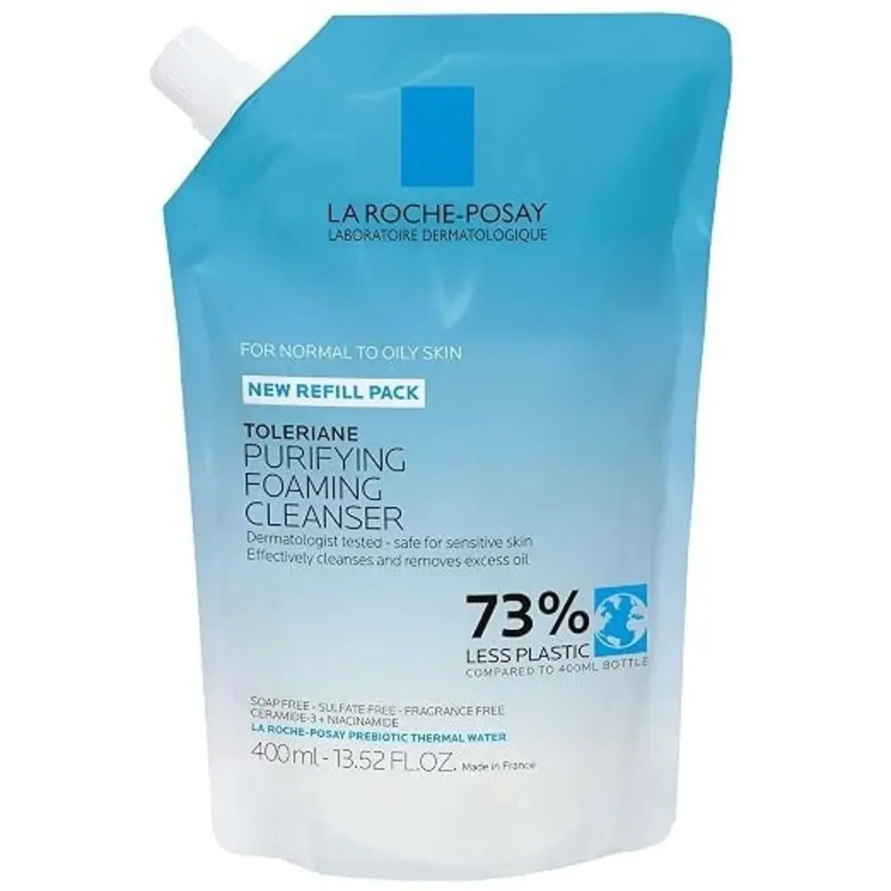 La Roche-Posay Toleriane Cleanser Refill Duo 400ml 13.52oz 2 Pack